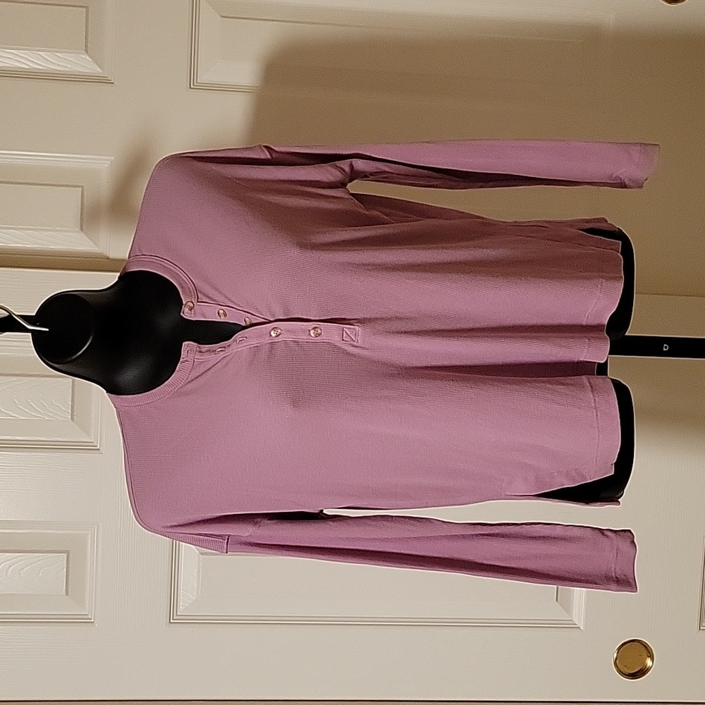 Marine Layer Cait Ribbed Henley - Picture 5 of 9
